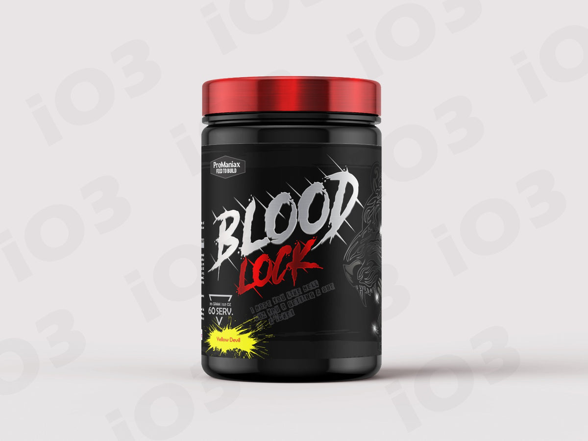 Promaniax Blood Lock Pre-Workout 60 Servings – Yellow Divel