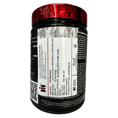 Promaniax Blood Lock Stim Loaded Blood Lock Pre-Workout, 60 Servings (315g), Vanilla Latte Flavour - High Potency Energy, Focus & Muscle Pump