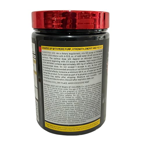 Promaniax Blood Lock Stim Loaded Inferno Pre-Workout 60 Servings (315GM) Cola Crush