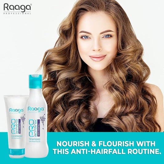Raaga Professional Pro Botanix Anti-Hair Fall Conditioner and shampoo 1000ml Each - Pinkbliss