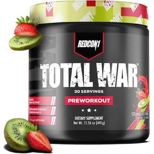 REDCON1 Total War Pre-Workout ‚Äì Strawberry Kiwi (30 Servings) - Pinkbliss