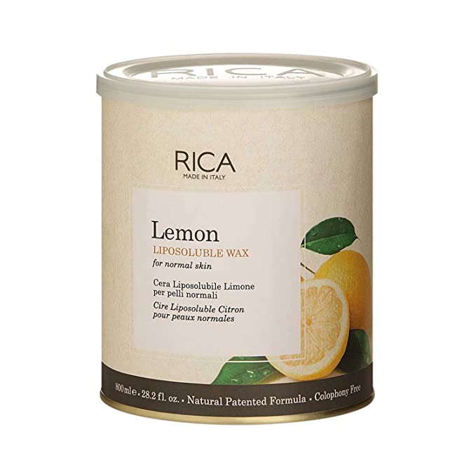 Rica Lemon Liposoluble Wax for Hair & Tan Removal 800g - Pinkbliss
