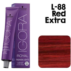 Schwarzkopf Professional Igora Royal Permanent Color Creme (L-88 Red Extra) - Pinkbliss