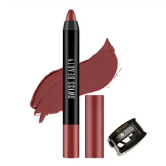 Swiss Beauty Stay on Matte Lip Crayon 24 shades - Artist Nude - Pinkbliss