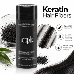 Toppik Hair Building Fibers Full Hair Instantly Black 27.5g