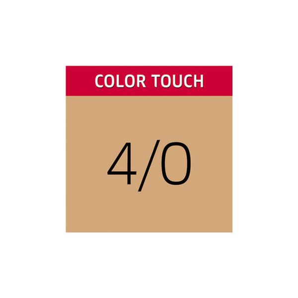 Wella Professionals Color Touch 4/0 Medium Brown/Natural Semi-Permanent (60ml) - Pinkbliss