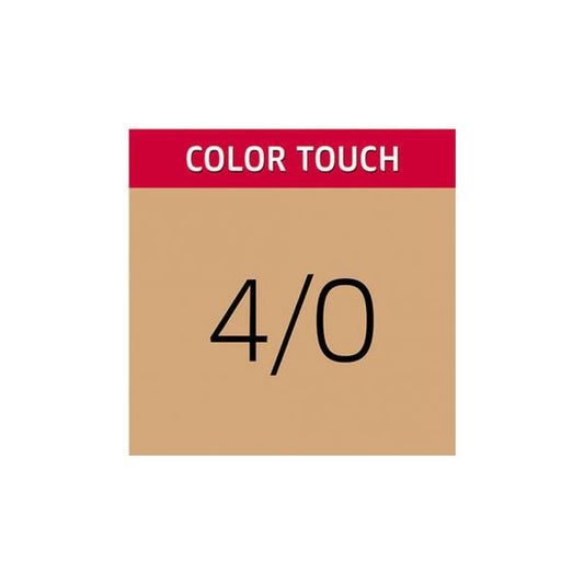 Wella Professionals Color Touch 4/0 Medium Brown/Natural Semi-Permanent (60ml) - Pinkbliss