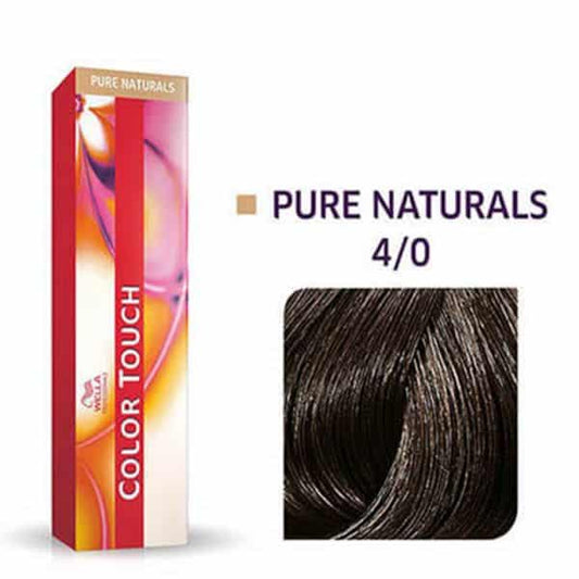 Wella Professionals Color Touch 4/0 Medium Brown/Natural Semi-Permanent (60ml) - Pinkbliss