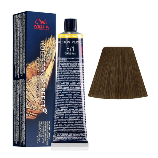Wella Professionals Koleston Perfect me+ 6/1 Dark Blonde Ash - Pinkbliss