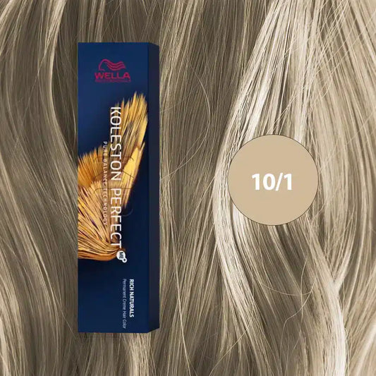 Wella Professionals Koleston Perfect Me+ Permanent Hair Color 10/1 Lightest Blonde Ash - Pinkbliss