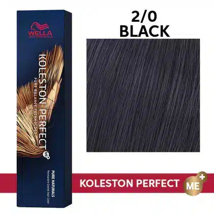 Wella Professionals Koleston Perfect Pure Naturals - 2/0 Black (60gm) - Pinkbliss