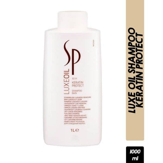 Wella Professionals Sp Luxe Oil Keratin Protect Shampoo 1000 ml - Pinkbliss