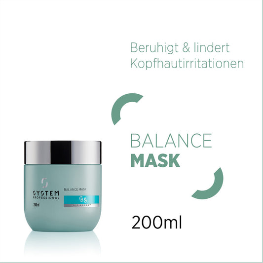Wella System Professional Balance Mask B3 – Intense Scalp Nourishment 200ml