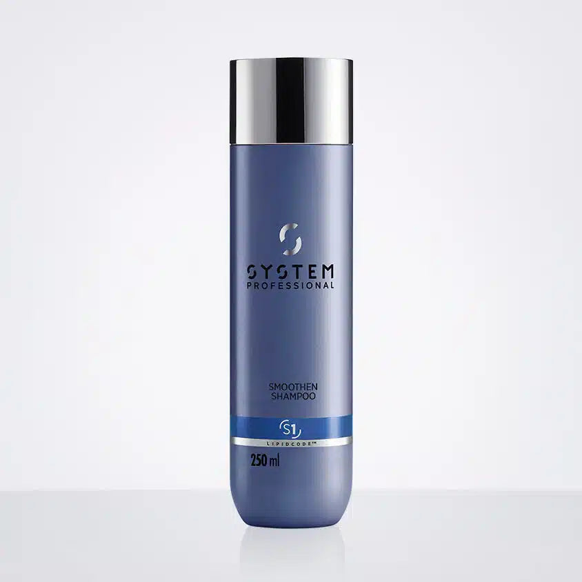 Wella System Professional Smoothen Shampoo S1 - Hair Structure Softener (250ml) - Pinkbliss