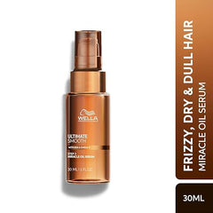 Wella Professionals Ultimate Smooth Miracle Oil Serum with Squalane and Omega-9 for dry, dull & frizzy hair 30ml