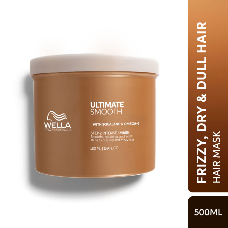 Wella Professionals Ultimate Smooth Mask with Squalane and Omega-9 for dry, dull & frizzy hair 500ml