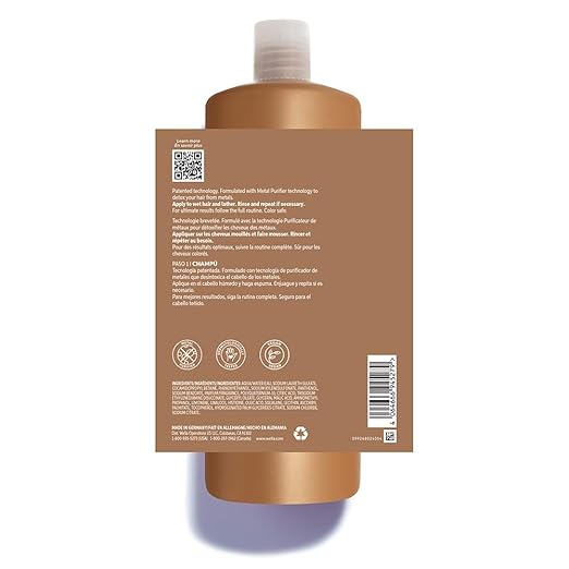 Wella Professionals Ultimate Smooth Shampoo with Squalane and Omega-9 for dry, dull, & frizzy hair | 1L