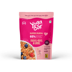 Yogabar 93% Fruits, Nuts & Seeds Muesli 400g