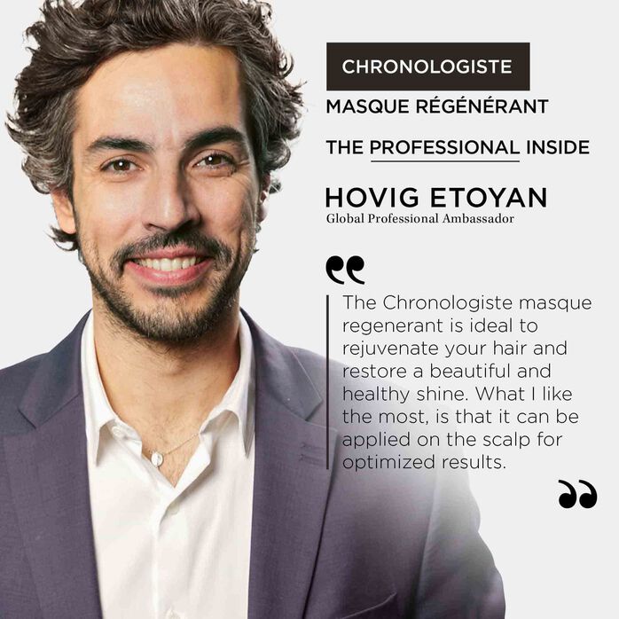 K√©rastase Chronologiste Hair Mask for Aging Hair 200ml | Hydrating Hair Mask for Aging Hair | Infused with Hyaluronic Acid, Vitamin E - Pinkbliss