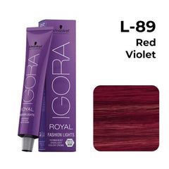 Schwarzkopf Professional Igora Royal Permanent Color Creme (L-89 Red Violet) - Pinkbliss