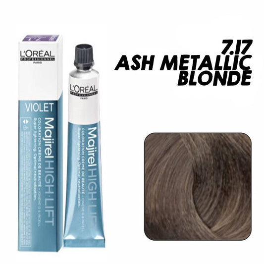 L‚ÄôOr√©al Professionnel Majirel Cool cover 7.17 (Ash Metallic Blonde) - Pinkbliss