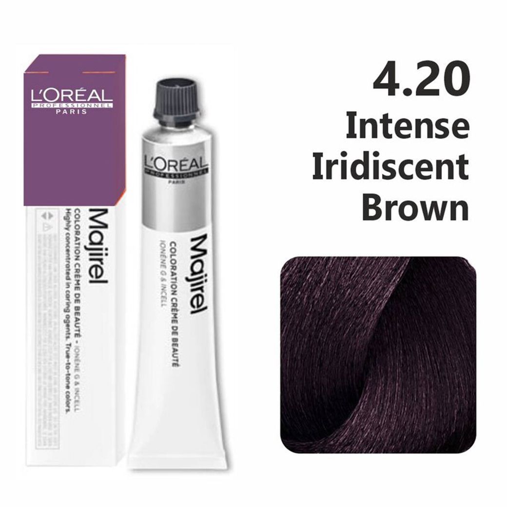 L‚Äôoreal Professionnel Majirel ‚Äì 4.20 (Intense Iridescent Brown) - Pinkbliss
