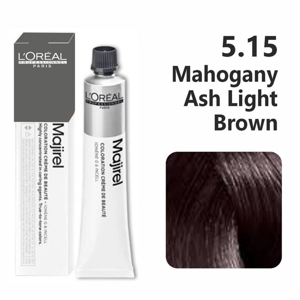 L‚ÄôOr√©al Professionnel Majirel ‚Äì 5.15 (Mahogany Ash Light Brown) - Pinkbliss