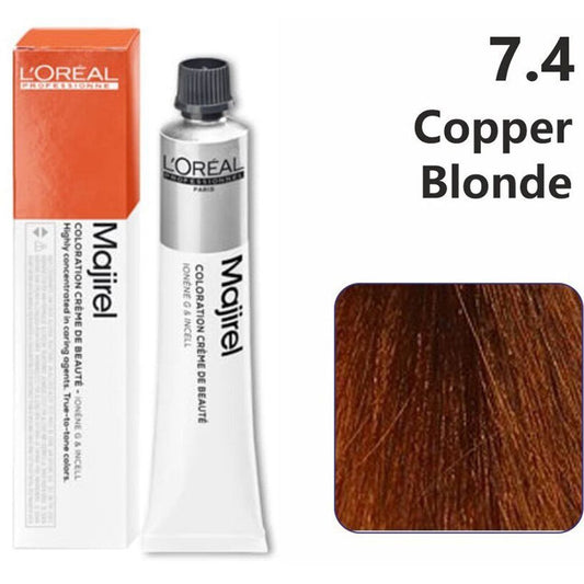 L‚Äôoreal Professionnel Majirel ‚Äì 7.4 (Copper Blonde) - Pinkbliss