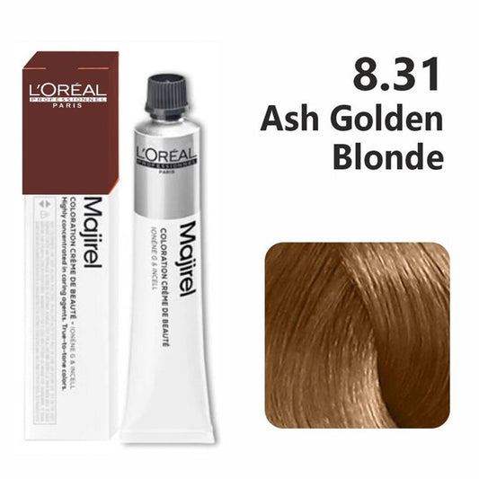 L‚ÄôOr√©al Professionnel Majirel ‚Äì 8.31 (Ash Golden Light Blonde) - Pinkbliss