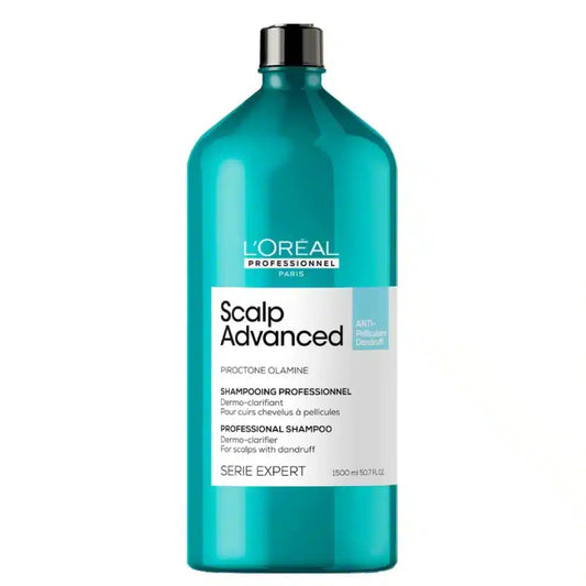 L'Oreal Professional Scalp Advanced Anti-Dandruff Dermo-Clarifier Shampoo 1.5L - Pinkbliss