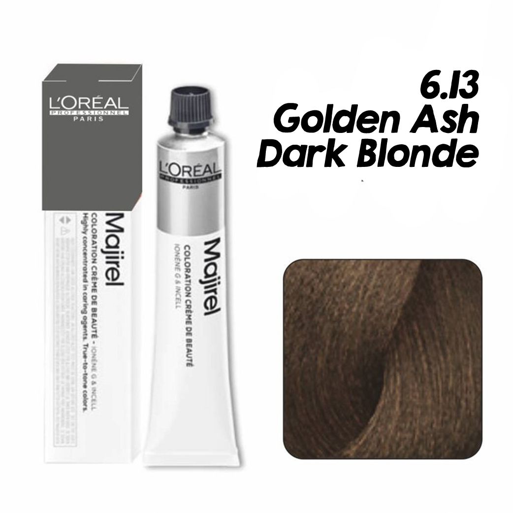 L‚Äôoreal Professionnel Majirel ‚Äì 6.13 (Golden Ash Dark Blonde) - Pinkbliss
