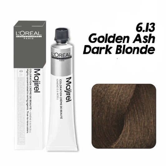 L‚Äôoreal Professionnel Majirel ‚Äì 6.13 (Golden Ash Dark Blonde) - Pinkbliss