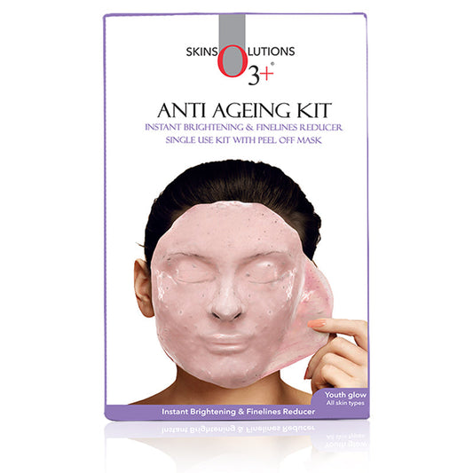 O3+ Skins Lutions Anti Ageing Facial kit With Peel off Mask 45gm - Pinkbliss