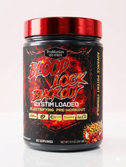 Promaniax Blood Lock Blackout 2X Stim Loaded Electrifying Pre-Workout 60 Servings (315GM) CHERRY LEMONADE