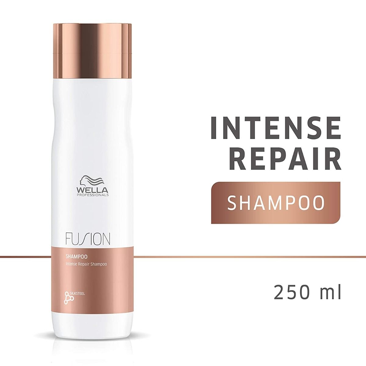 Wella Professionals Fusion Intense Repair Shampoo 250ml & Mask 150ml Combo - Pinkbliss