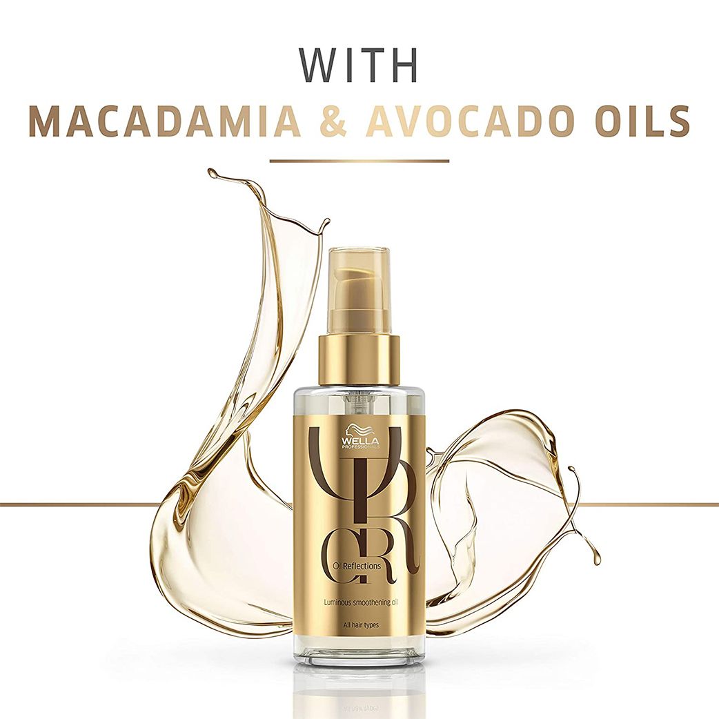 Wella Professionals Oil Reflections Luminous Smoothening Hair Oil 30ml - Pinkbliss
