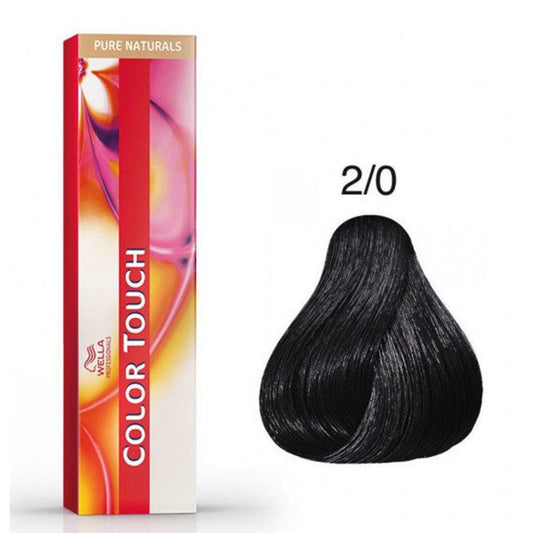Wella Professionals Color Touch 2/0 Black/Natural Semi-Permanent 60ml - Pinkbliss