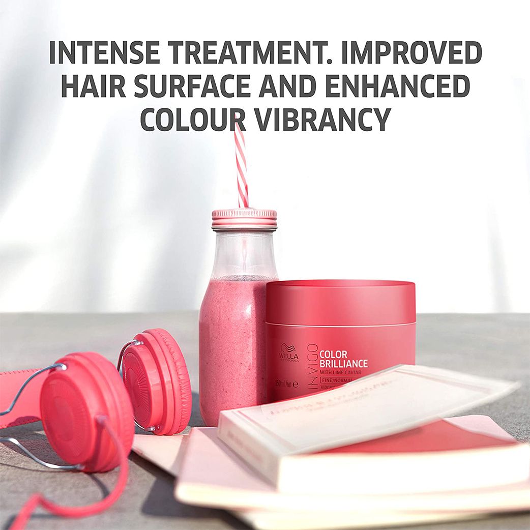 Wella Professionals INVIGO Color Brilliance Mask 150ml and Shampoo 250ml - Pinkbliss