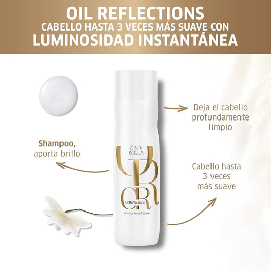 Wella Professionals Oil Reflections Luminous Shampoo 250ml and Mask 150ml - Pinkbliss
